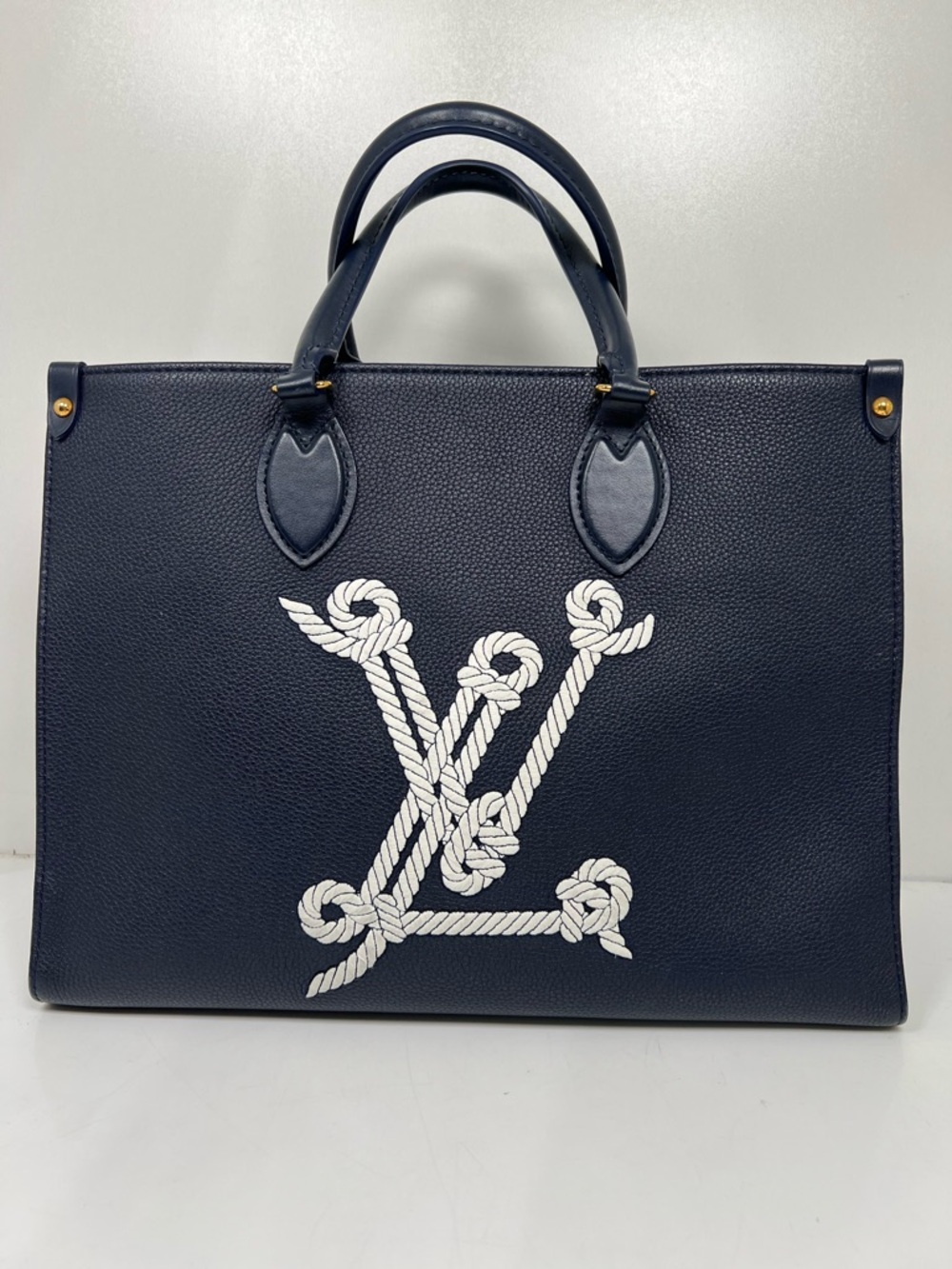 Louis Vuitton OnTheGo MM Navy Blue Nautical Collection M24834